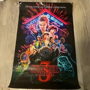 FREE WITH PURCHASE Stranger Things Season 3 poster